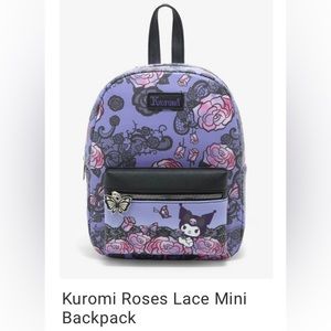 Kuromi Roses Lace Mini Backpack (New)